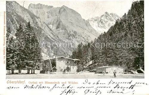 AK / Ansichtskarte  Oberstdorf Oythal mit Himmeleck und Wilden Oberstdorf