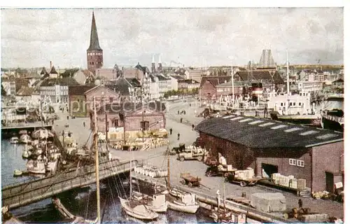 AK / Ansichtskarte  Aarhus_DK Fra Havnen 