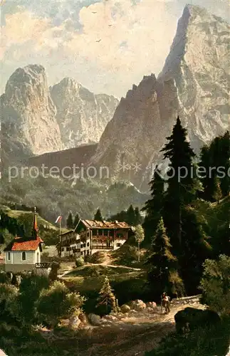 AK / Ansichtskarte  Hinterbaerenbad_Kaisertal_Tirol_AT Panorama 