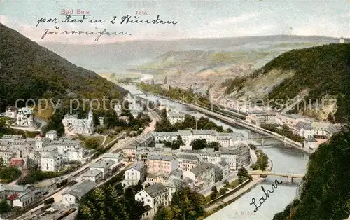 AK / Ansichtskarte  Bad_Ems_Lahn Panorama Bad_Ems_Lahn