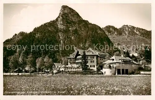 AK / Ansichtskarte 73806210 Oberammergau Kurhaus Osterbichl mit Kofel Oberammergau