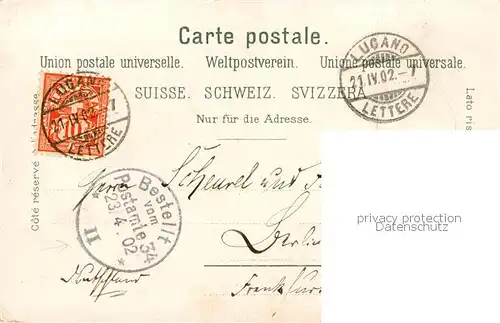 AK / Ansichtskarte Gandria_Lago_di_Lugano Rocher de Gandria Gandria_Lago_di_Lugano