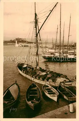 AK / Ansichtskarte Antibes_06_Alpes_Maritimes Le Petit Port et le Fort Carre 