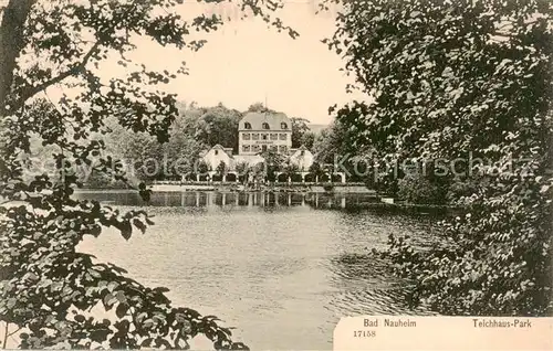 AK / Ansichtskarte  Bad_Nauheim Teichhaus Park Bad_Nauheim