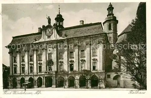 AK / Ansichtskarte  Bad_Windsheim Rathaus Bad_Windsheim