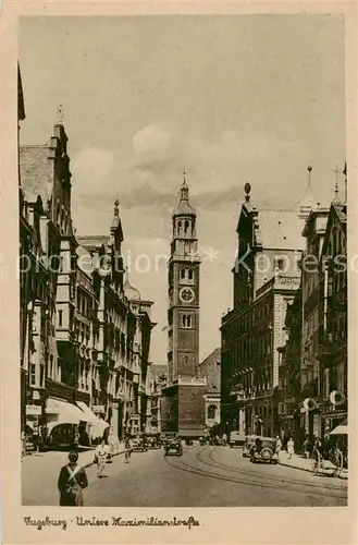 AK / Ansichtskarte  Augsburg Untere Maximilianstrasse Augsburg