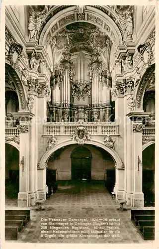 AK / Ansichtskarte  Passau Passauer Domorgel Passau