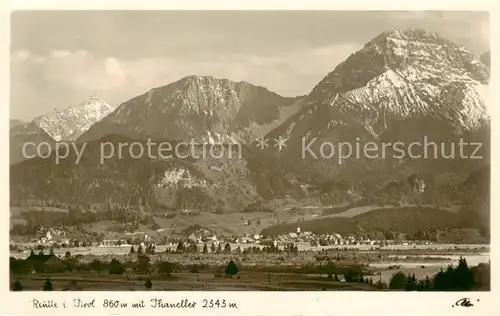 AK / Ansichtskarte  Reutte_Tirol Panorama mit Thaneller Reutte Tirol