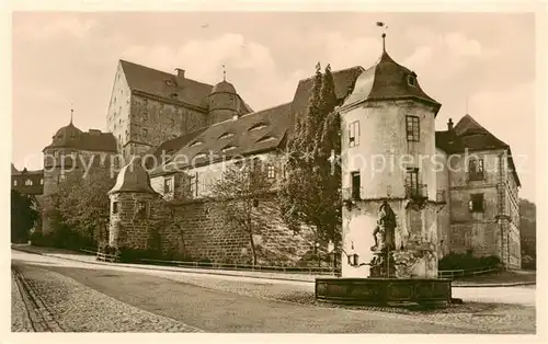 AK / Ansichtskarte  Kulmbach Schloss Brunnen Kulmbach