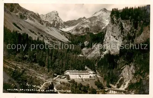 AK / Ansichtskarte  Halltal_Absam_Tirol_AT Salzbergwerk Herrenhaeuser 