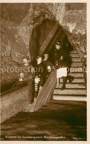 AK / Ansichtskarte 73806348 Berchtesgaden Rutsche im Salzbergwerk Berchtesgaden Berchtesgaden