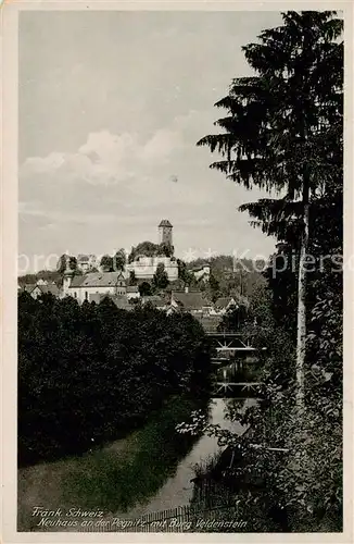 AK / Ansichtskarte 73806360 Neuhaus_Pegnitz mit Burg Waldenstein Neuhaus Pegnitz