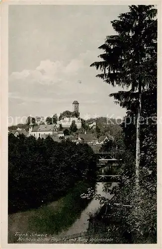 AK / Ansichtskarte  Neuhaus_Pegnitz mit Burg Waldenstein Neuhaus Pegnitz