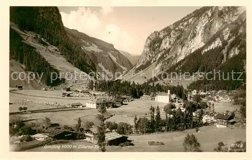 AK / Ansichtskarte  Ginzling Zillertal Panorama Ginzling