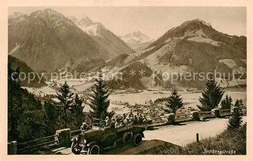 AK / Ansichtskarte  Oberstdorf Jochbergstrasse Hindelang Oberjoch mit Rotspitze Entschenkopf und Imbergerhorn Oberstdorf