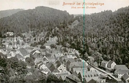 AK / Ansichtskarte 73806381 Berneck_Bad_Fichtelgebirge Blick von der Kirchleite 