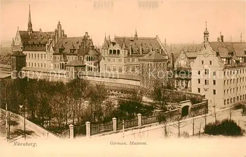 AK / Ansichtskarte  Nuernberg Germanisches Museum Nuernberg