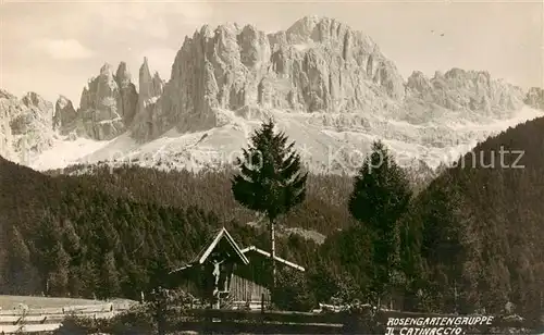 AK / Ansichtskarte  Rosengarten_Catinaccio_Dolomiti_IT Panorama 