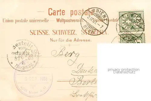 AK / Ansichtskarte Rothorn Kulm_Brienzer_Rothorn_Brienzerrothorn_BE mit Bahnstation Alpenblick und Haslital 