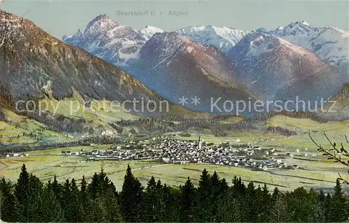 AK / Ansichtskarte  Oberstdorf Panorama Oberstdorf