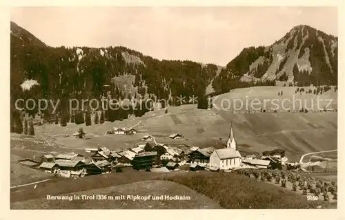 AK / Ansichtskarte  Berwang_Tirol_AT mit Alpkopf und Hochalm 