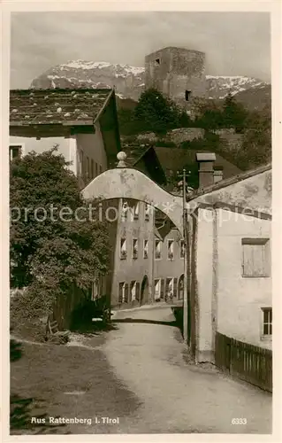 AK / Ansichtskarte  Rattenberg_Tirol Ortspartie Rattenberg Tirol