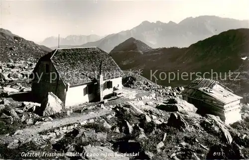 AK / Ansichtskarte 73806497 Oetztal_Tirol Frischmannhuette Oetztal Tirol