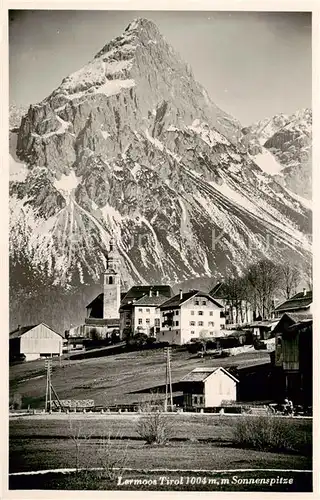 AK / Ansichtskarte  Lermoos_Tirol_AT mit Sonnenspitze 