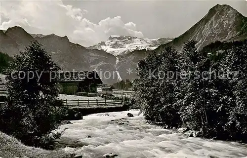 AK / Ansichtskarte Adelboden_BE Engstligen im Boden Wildstrubel und Fitzer 