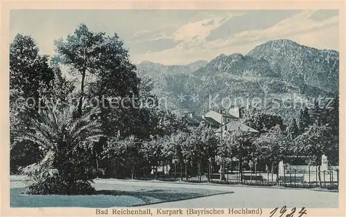 AK / Ansichtskarte 73806507 Bad_Reichenhall Kurpark Bad_Reichenhall