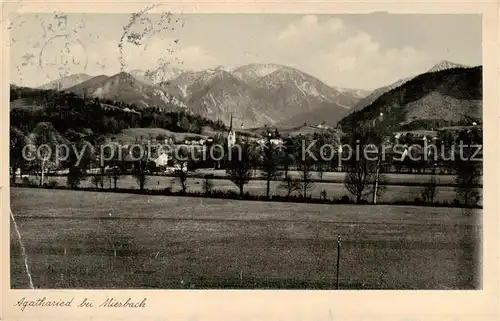 AK / Ansichtskarte  Agatharied_Oberbayern Panorama Agatharied Oberbayern