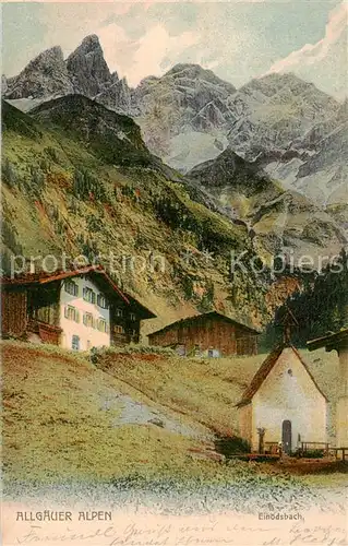 AK / Ansichtskarte  Einoedsbach_Oberstdorf Panorama 