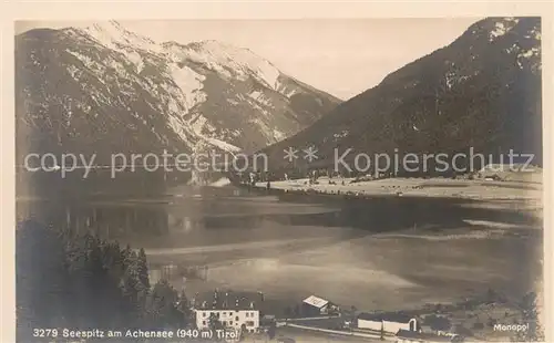 AK / Ansichtskarte  Seespitz_Achensee_Tirol_AT Panorama 