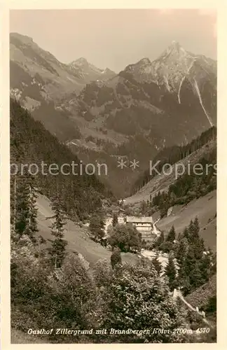 AK / Ansichtskarte  Brandbergkolm_Zillertal_Tirol_AT Gasthof Zillergrund 