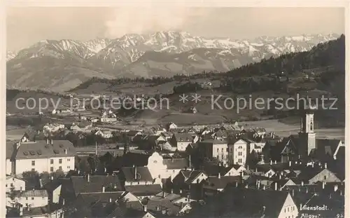 AK / Ansichtskarte  Immenstadt_Allgaeu Panorama Immenstadt_Allgaeu