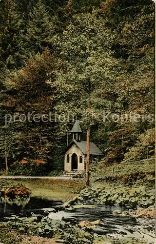 AK / Ansichtskarte  Berneck_Bad_Fichtelgebirge Eremitenkapelle im oelsnitztal 