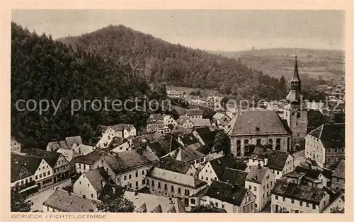 AK / Ansichtskarte  Berneck_Bad_Fichtelgebirge Panorama 