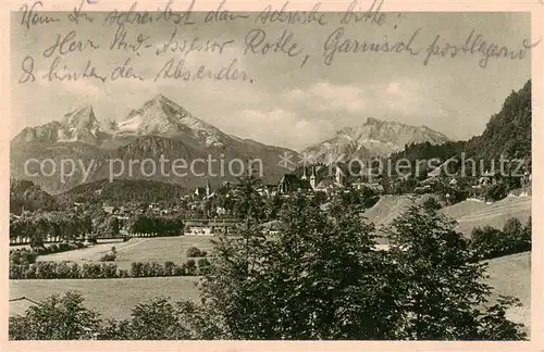 AK / Ansichtskarte  Berchtesgaden Blick vom Malerhuegel Berchtesgaden