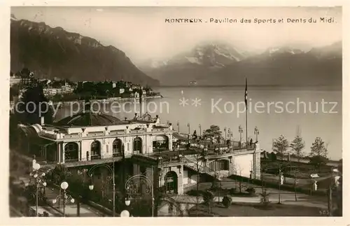 AK / Ansichtskarte Montreux__VD Pavillon des Sports et Dents du Midi 