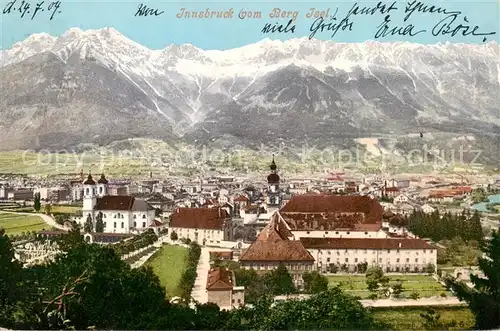 AK / Ansichtskarte 73806577 Innsbruck_Tirol_AT Blick vom Berg Isel 