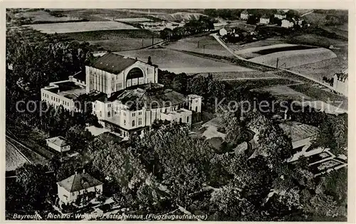 AK / Ansichtskarte  Bayreuth Richard Wagner Festspielhaus Fliegeraufnahme Bayreuth