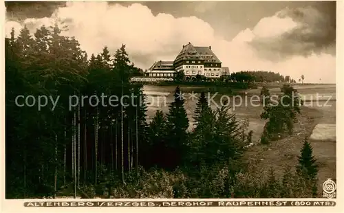 AK / Ansichtskarte  Altenberg__Osterzgebirge Berghof Raupennest 