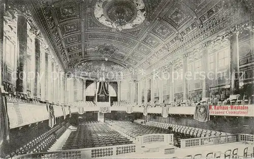 AK / Ansichtskarte  Wiesbaden Kurhaus Grosser Conzertsaal Wiesbaden