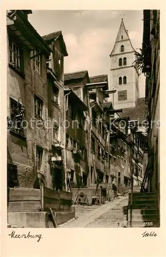 AK / Ansichtskarte  Meersburg_Bodensee Ortspartie Meersburg Bodensee