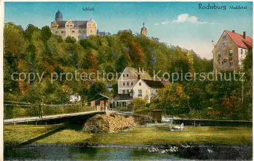 AK / Ansichtskarte  Rochsburg Muldetal Schloss Rochsburg