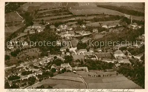 AK / Ansichtskarte  Gottleuba-Berggiesshuebel_Bad Heilstaette und Stadt Gottleuba-Berggiesshuebel