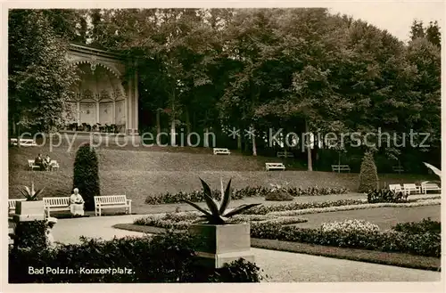 AK / Ansichtskarte 73806673 Bad_Polzin_Polczyn-Zdroj_PL Konzertplatz 