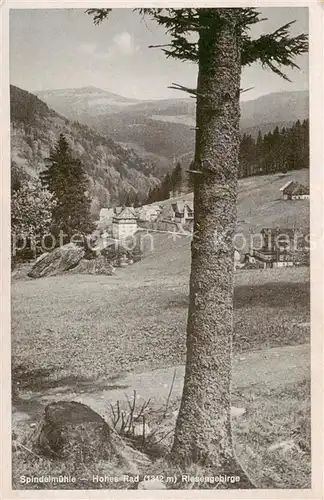 AK / Ansichtskarte  Spindelmuehle_Riesengebirge_Spindleruv_Mlyn_CZ Panorama Hohes Rad 