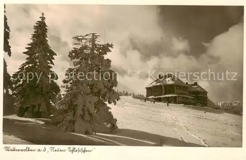 AK / Ansichtskarte  Schreiberhau_Szklarska_Poreba_Riesengebirge_PL Neue Schlesische Baude im Winter Silesia Karte Nr. 6016 