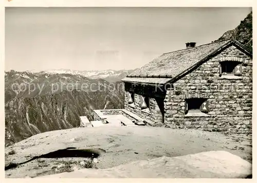 AK / Ansichtskarte Medelserhuette_2524m_GR